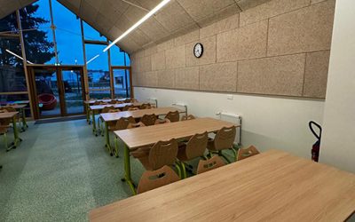 Ecole de Ballancourt (91), installation chauffage PAC