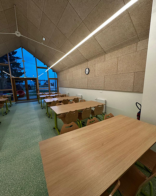 Ecole de Ballancourt (91), installation chauffage PAC